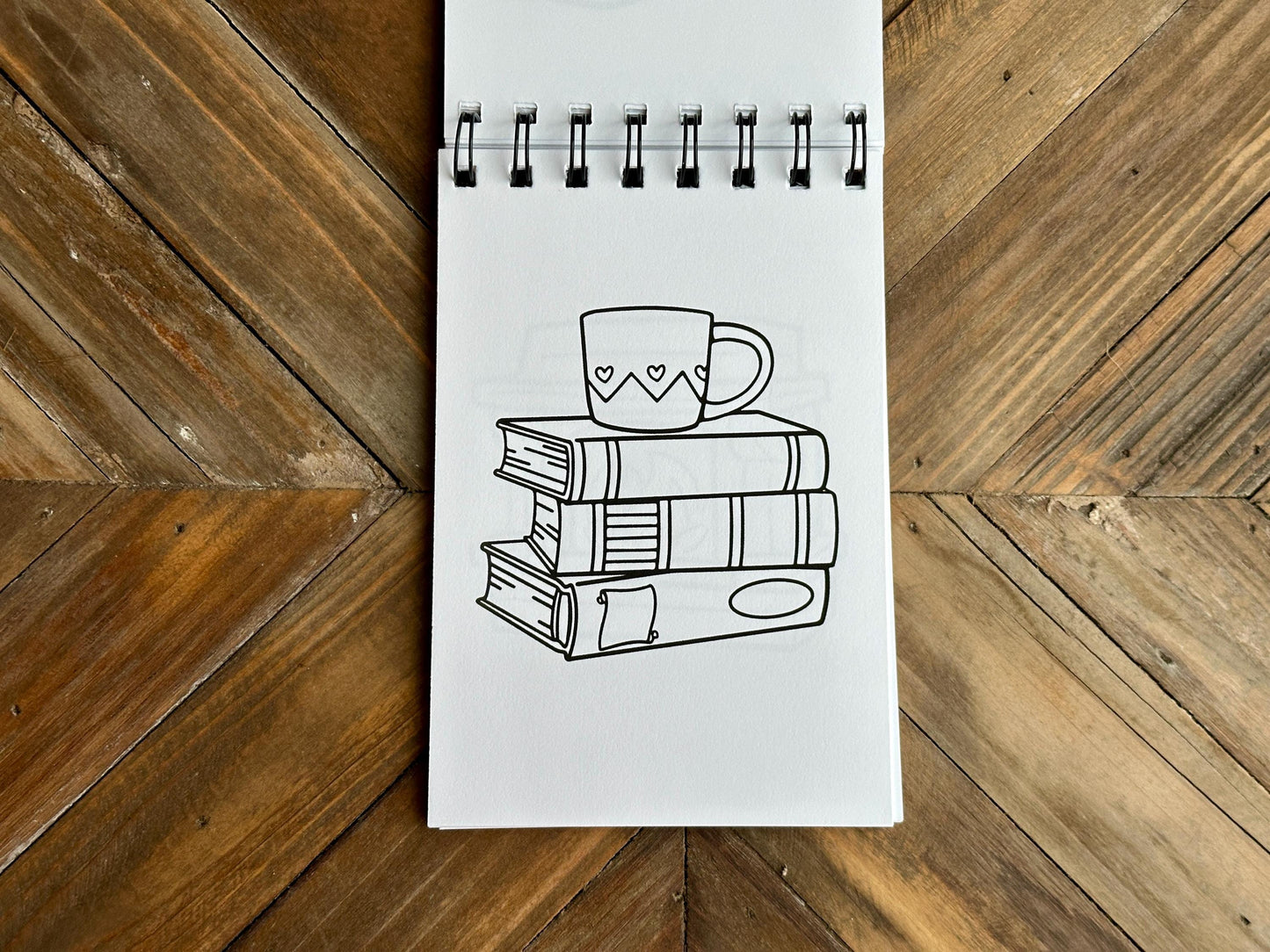 Mini Cozy Winter Coloring Book, Easy Coloring Pages, Travel Sized