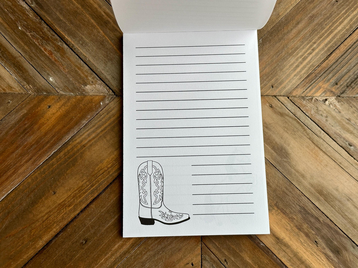 Western Themed Notepad, Doodle Notes, Anxiety Relief, Coworker Gift, Intentional Fidgeting, Stationery