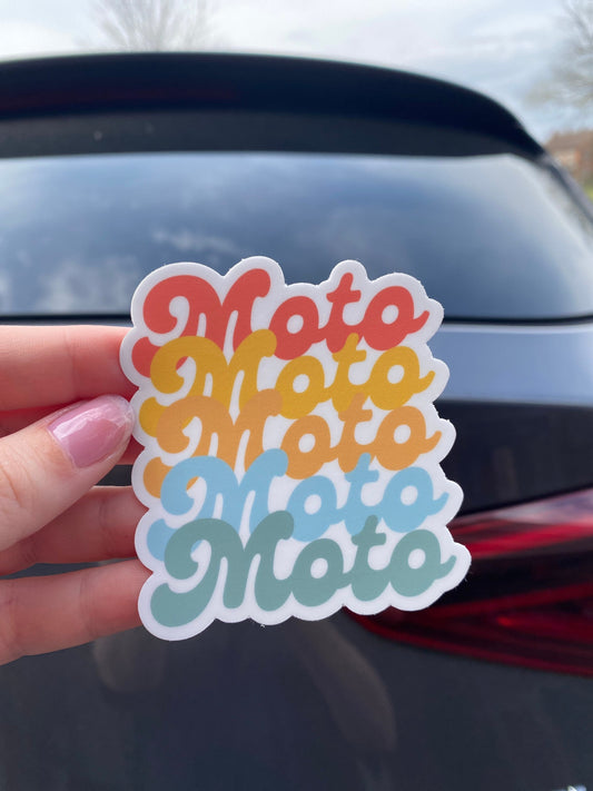 Motocross Vinyl Laptop Sticker, Women’s MX, Ladies Helmet Sticker, Girl Racer, Track Day