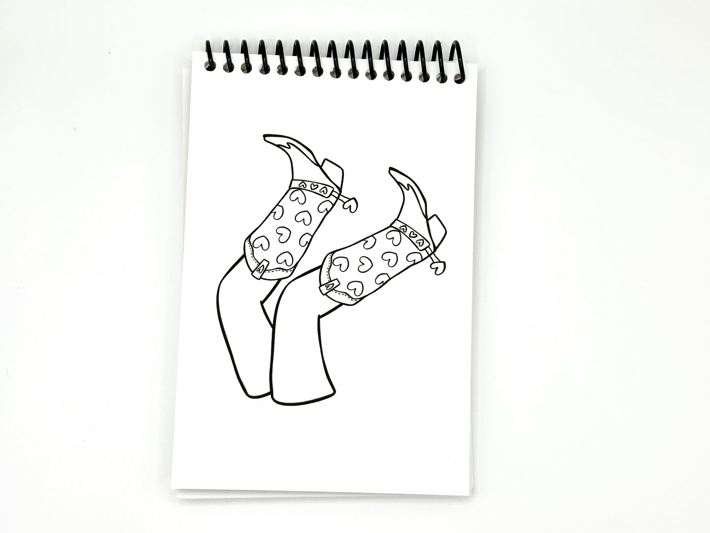 Western Petite Coloring Book