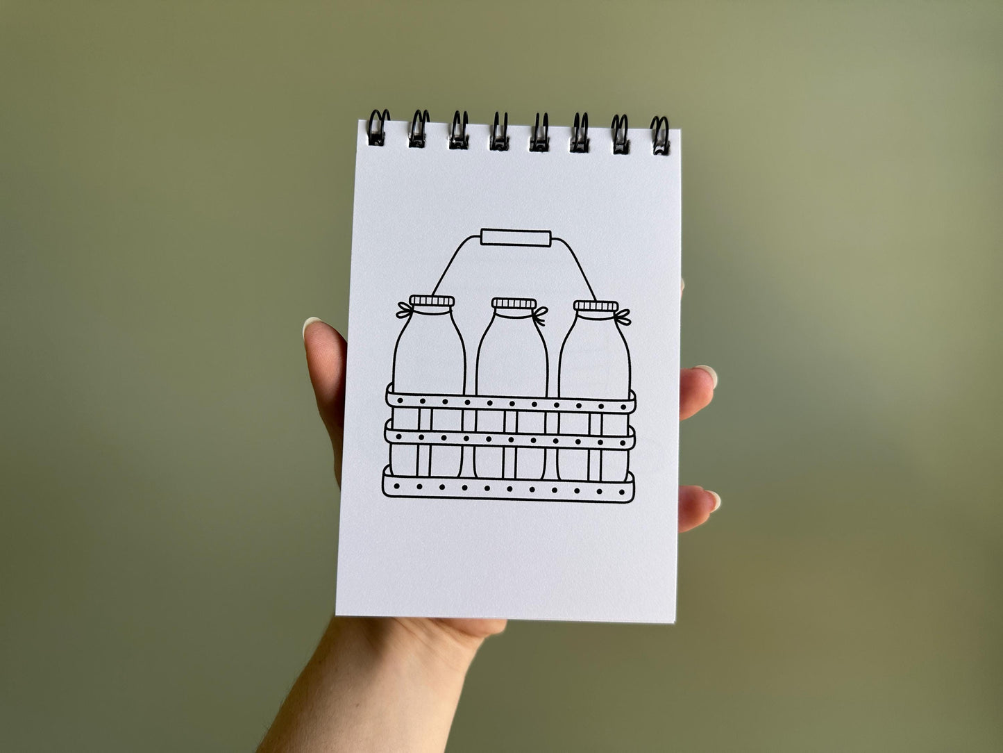 Little Simple Living Coloring Book, Gardening Coloring Pages, Backyard Homestead, Travel Size