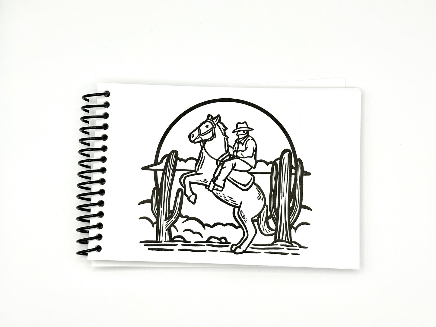 Western Petite Coloring Book