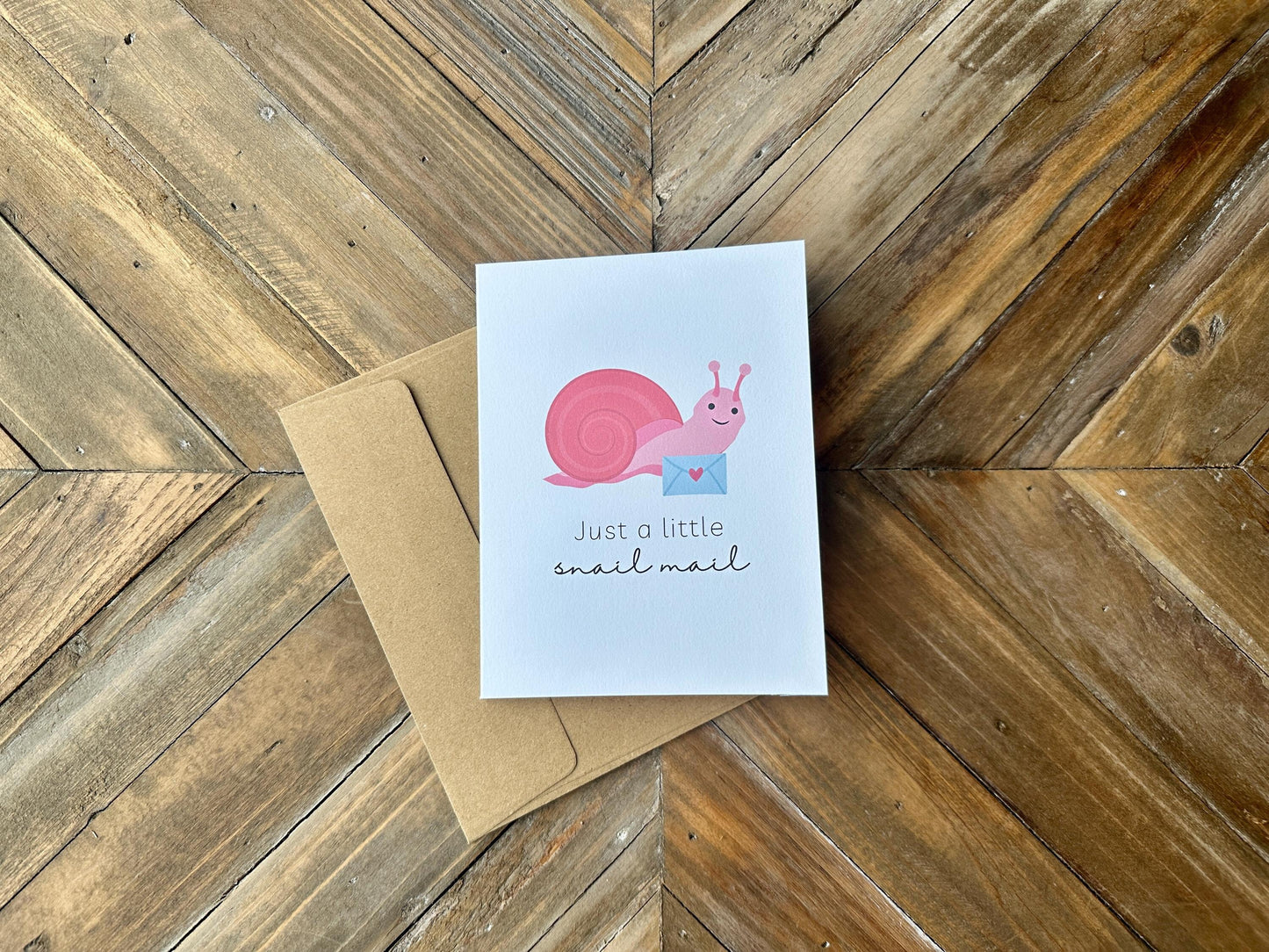 Snail Mail Card, Just Because, Simple Greeting Cards