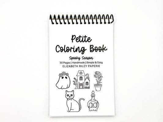 Spooky Season Petite Coloring Book