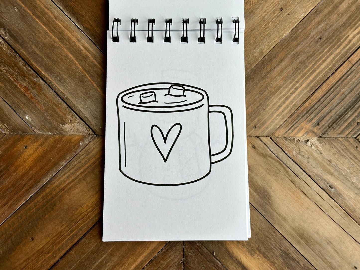 Mini Cozy Winter Coloring Book, Easy Coloring Pages, Travel Sized