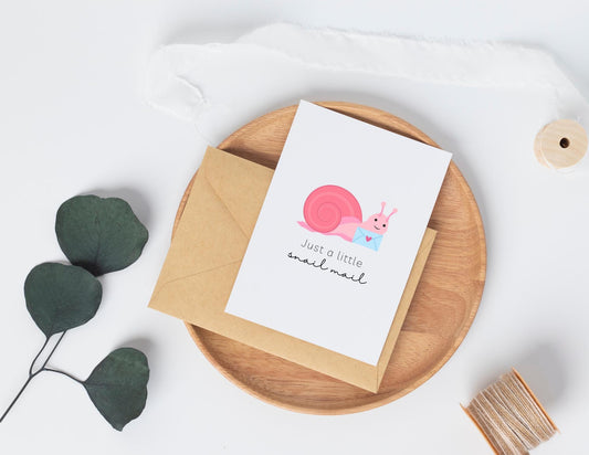 Snail Mail Card, Just Because, Simple Greeting Cards
