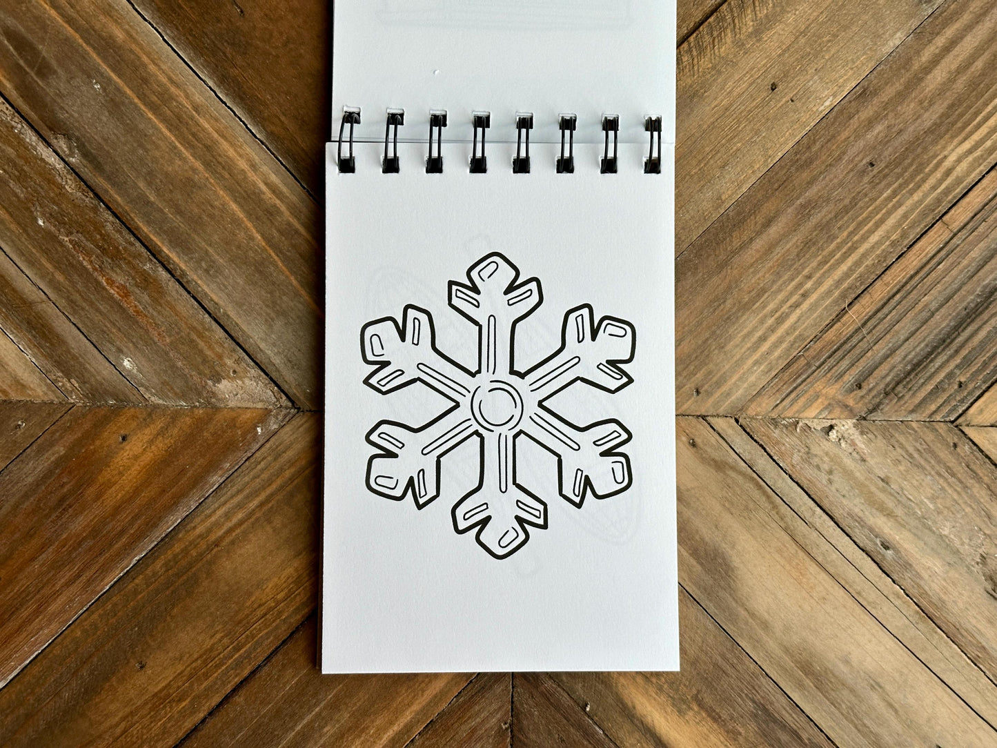 Mini Cozy Winter Coloring Book, Easy Coloring Pages, Travel Sized