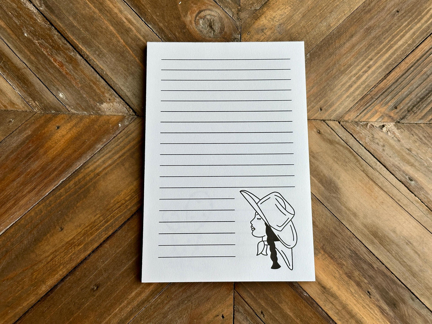 Western Themed Notepad, Doodle Notes, Anxiety Relief, Coworker Gift, Intentional Fidgeting, Stationery