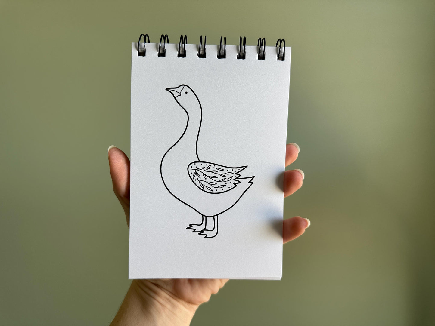 Little Simple Living Coloring Book, Gardening Coloring Pages, Backyard Homestead, Travel Size