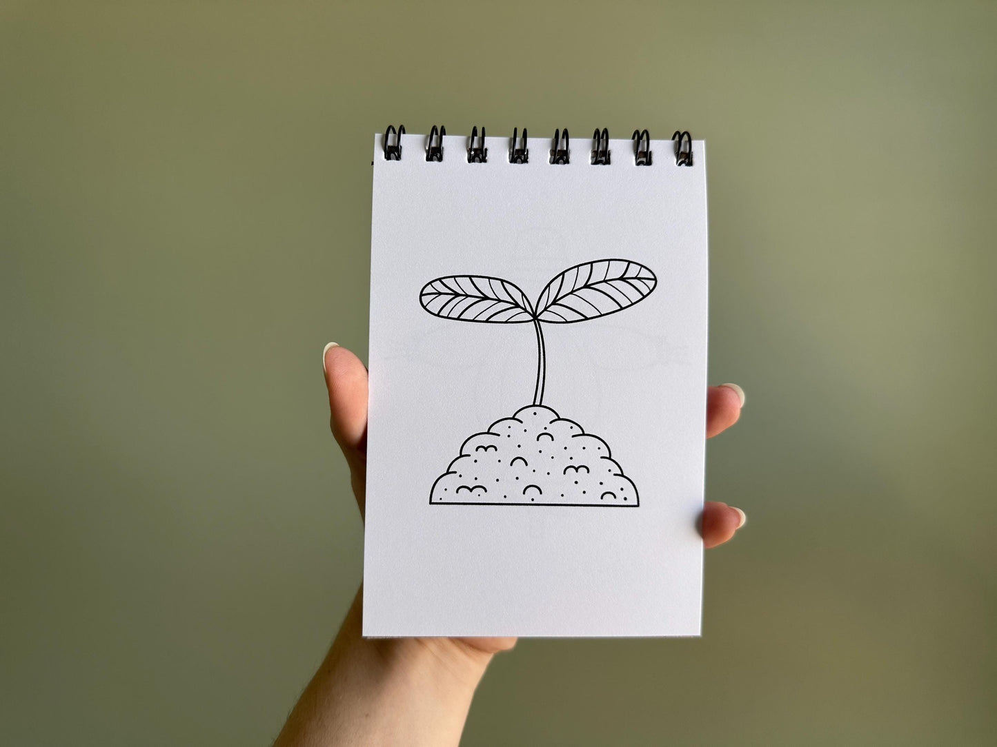 Little Simple Living Coloring Book, Gardening Coloring Pages, Backyard Homestead, Travel Size